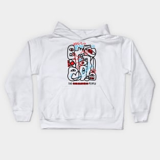 Blah blah blah 02 Kids Hoodie